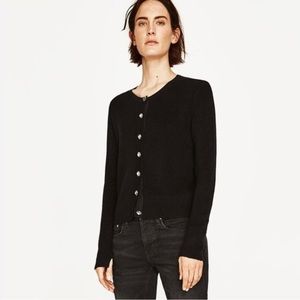 Zara knit rhinestone button cardigan